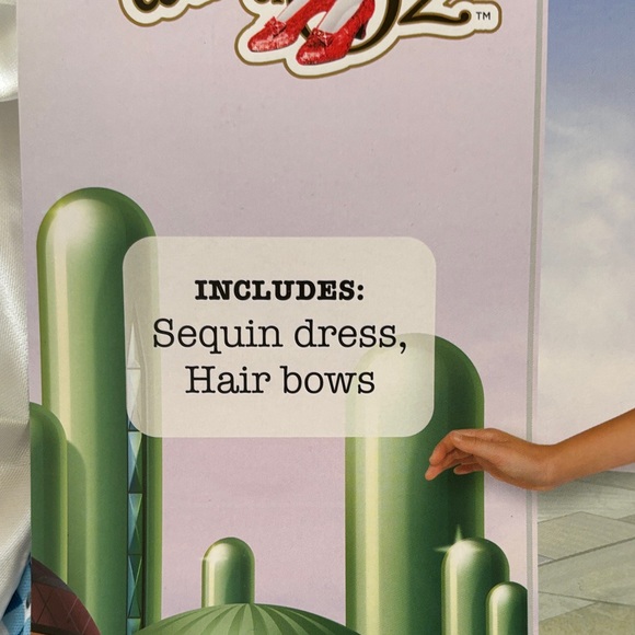 New-The Wizard of Oz Blue and White Checkered Dorothy Costume (small 4-6yrs) - Picture 6 of 6